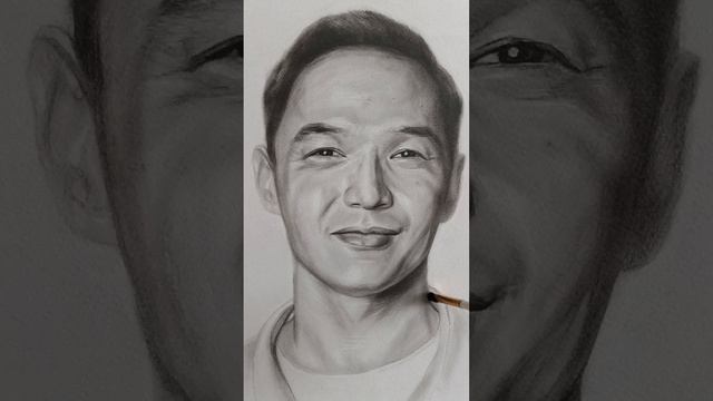 Портрет. Сухая кисть