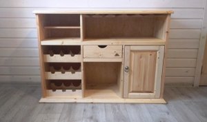 Бар, винный комод, моменты изготовления.