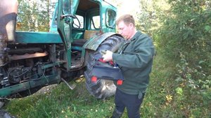 Ровняем дорогу на Т-40