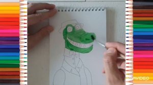 Крокодил Гена. Как нарисовать Крокодила Гену?)