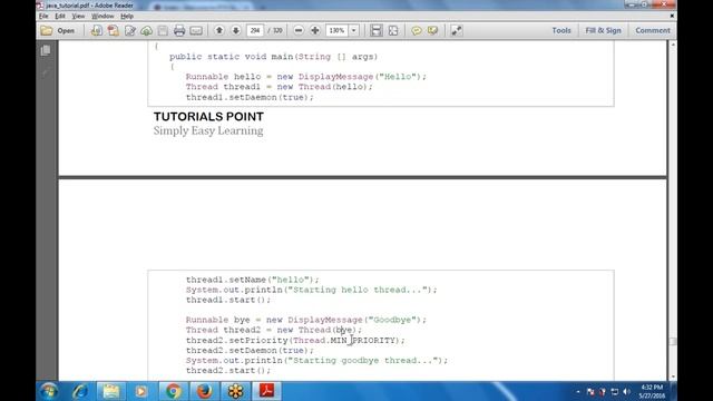 Chapter 33 Java Multi Threading (Thread Methods) смотреть онлайн