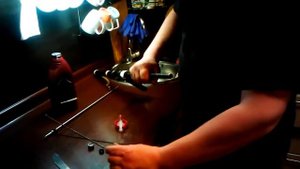 Заливаем масло в подводный пневмат.