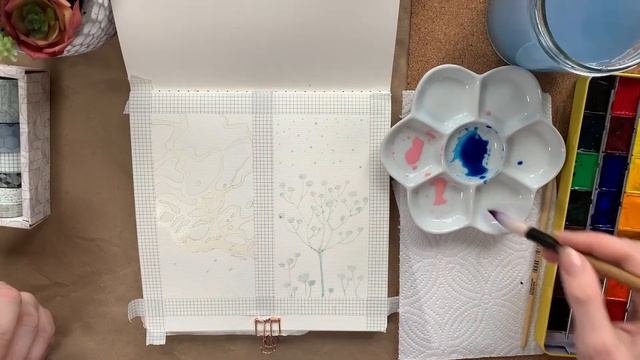 Техника резерважа - Маскирующая жидкость для акварели от lefranc & bourgeois и Pebeo смотреть онлайн