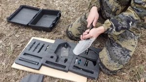 Обзор туристическая лопата, набор туриста