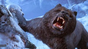 KRATOS сражается со своим сыном, не зная, что Медведь — это ATREUS !!!!!!