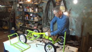 Сборка Веломобиля Альтаир 237-2. Своими руками. Homemade velomobile..mp4