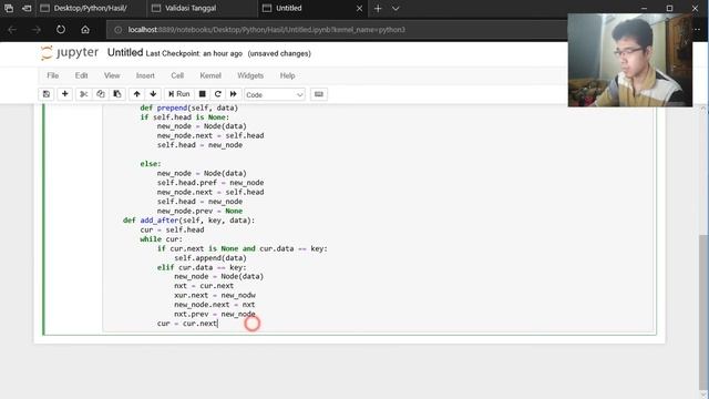 Program Aplikasi Double Linked List pada Bahasa Python смотреть онлайн
