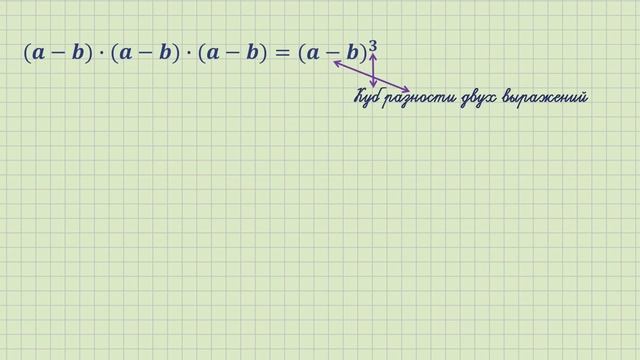 Формулы сокращённого умножения (куб суммы и куб разности)