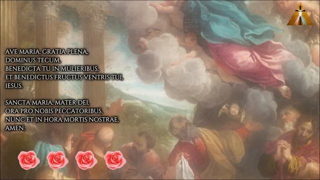 Santo Rosario Misterios Gloriosos en Latín - Sanctum Rosarium Mysteria Gloriae