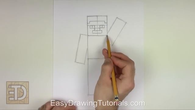How to Draw Steve from Minecraft смотреть онлайн