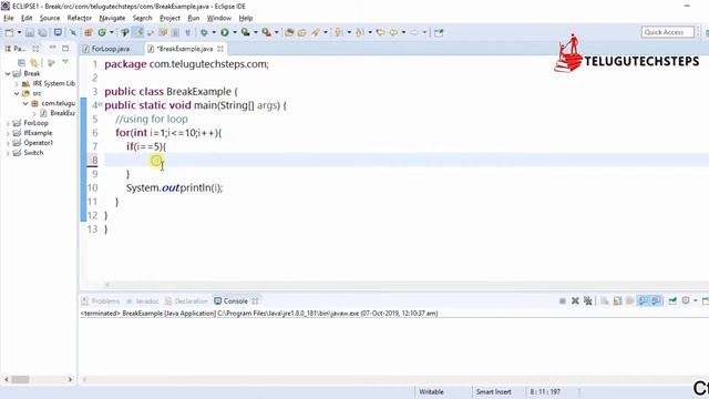 Java In Telugu | BRANCHING STATEMENTS IN JAVA смотреть онлайн
