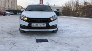 Диодные лампы Vanssi в Дхо и поворотники в Весту.