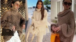 ВЯЗАНАЯ ОДЕЖДА ОСЕНЬ+ЗИМА 2024? МОДНЫЕ КАРДИГАНЫ ПЛАТЬЯ СВИТЕРА?