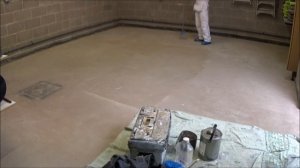 How to seal a concrete garage floor with PVA Part 1