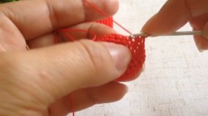 Вяжем вишню крючком. Игрушки крючком.