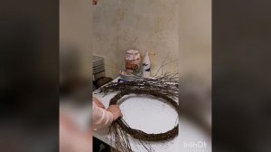 Венок из березовых веток