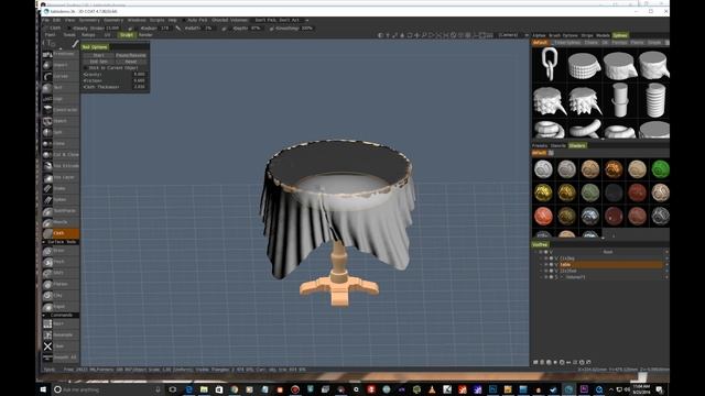 3D Coat Cloth Simulation смотреть онлайн