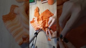 6) Кофточка крючком для девочки. Вяжем планку переда с отверстиями для пуговиц.