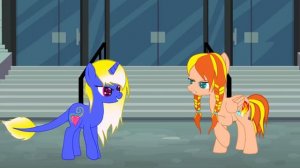 Пони клип "Брюнетка и блондинка" (Анимация)