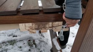 Пергола качели с раскладывающейся лавкой