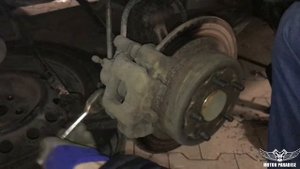 Меняем тормозные колодки на Toyota camry 30 2.4