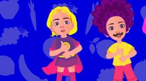 Ням Ням Фрукты и Овощи  Детские Песни | Yummy fruits and Vegetables | Kuku and Cucudu на русском