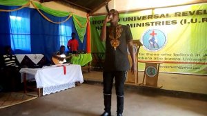 Bp/Dr.Nshizirungu Innocent Welcomes T Benjamin in Mount Zion Bible Church