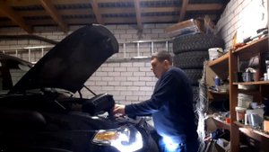 Установка воздушного фильтра от Ваз 2112 на Уаз Патриот АКПП.mp4