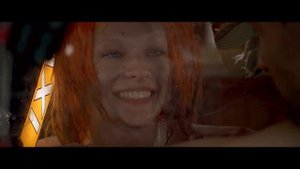 Bruce Willis was driving a taxi when Milla Jovovich fell on his head. The Fifth Element (1997)