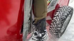 ЗИМНИЕ РАБОТЫ: СНЕГОРОТОР, ОТВАЛ И КОВШ СНЕГОВОЙ В РАБОТЕ ПОГРУЗЧИК ВОЛГОДОНЕЦ