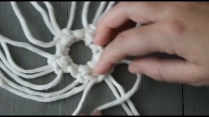 Как сделать снежинку в технике макраме