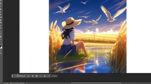 Расширяем картинку с помощью нейросетей Adobe Photoshop 2024 за 1 минуту
