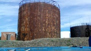 Демонтаж РВС-700,методом осадки.