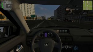 Тест драйв Лада приора 2, City Car Driving+Руль