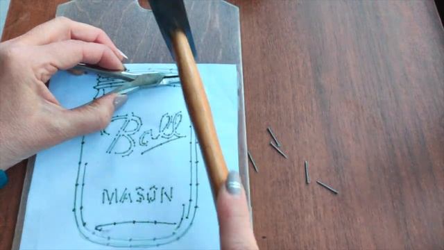 Как сделать картину из гвоздей и нитей. Стринг-арт смотреть онлайн