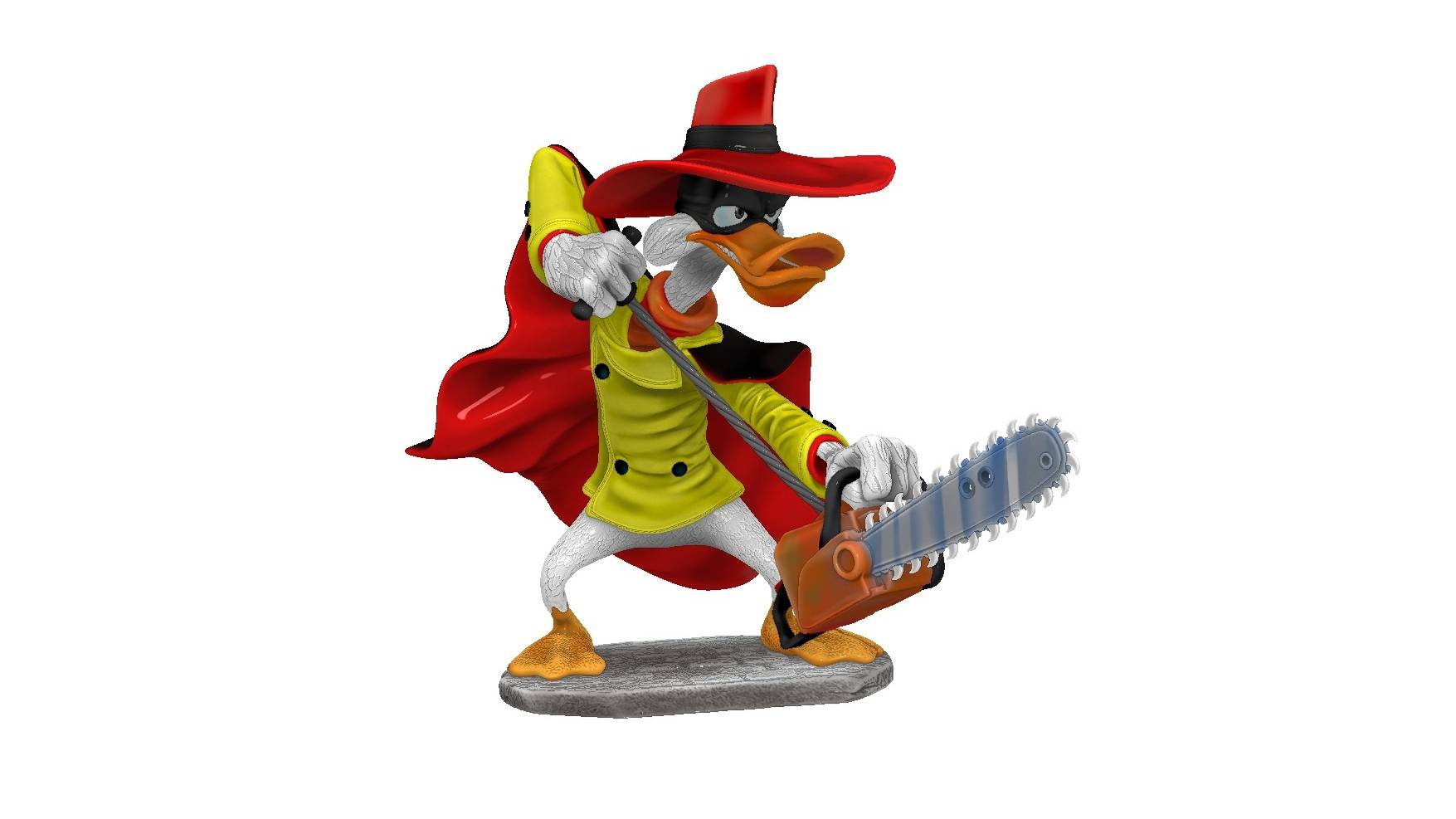 Антиплащ для 3д печати STL. Negaduck for 3D prinying STL.
 Ускоренный процесс создания в ZBrush.