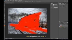 Fast Acrylic Sketch CS4+ Photoshop Action Tutorial