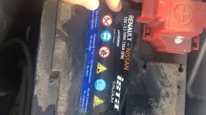 Аккумулятор который устанавливали на Лада Ларгус 2013г