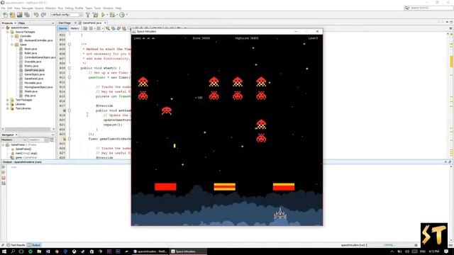 PROGRAMMING SPACE INVADERS IN JAVA - FREE CODE DOWNLOAD