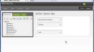 Manager Overview, MODx Revolution Content Management System Training Part 1