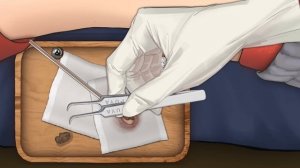 ASMR | Navel Stone Belly Button Ring Remove Animation