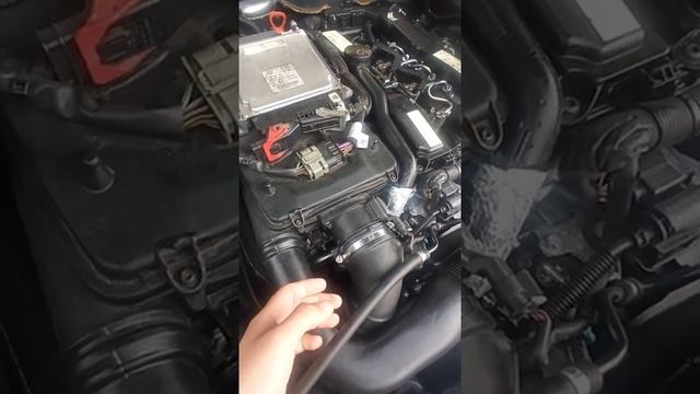 Ошибка P244A7A и замена датчика давления выхлопных газов DPF Mercedes-Benz Е200