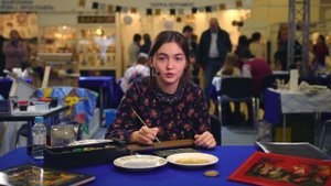 Урок по росписи палехской лаковой миниатюры. Мастер-класс #2