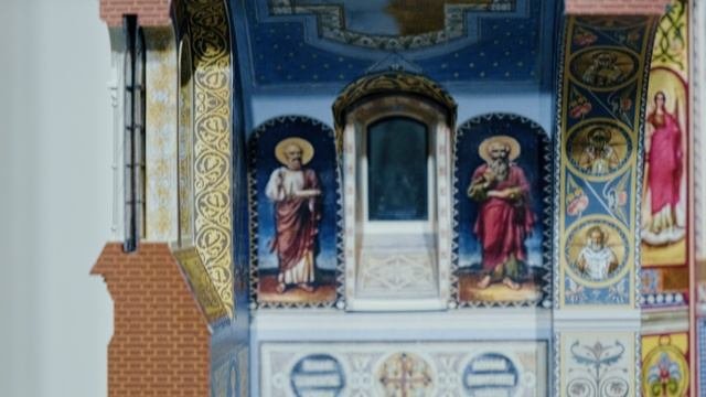 Детализированный макет храма