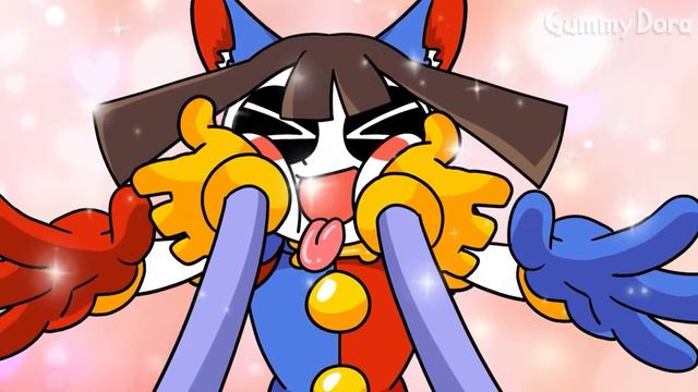 Honeybee Pomni Licks JAX -Love Story- | THE AMAZING DIGITAL CIRCUS ANIMATION смотреть онлайн