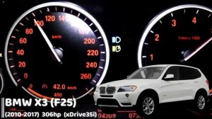 Разгон 0 100 BMW X3 разных поколений mp4