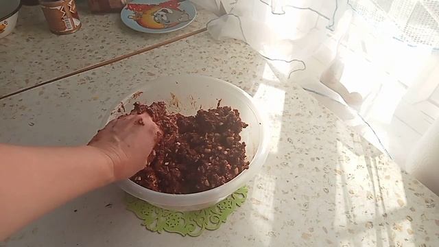 Шоколадная Колбаска с Орехами и Цукатами. Рецепт из СССР.