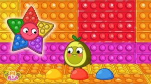 Om-Nom-Nom Game With Pit And Penny 🎮 Funny Stories For Kids