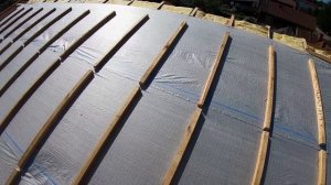 Кровельный пирог. Монтаж металлочерепицы. Монтаж кровли поэтапно. Каркасный дом своими руками ч11.