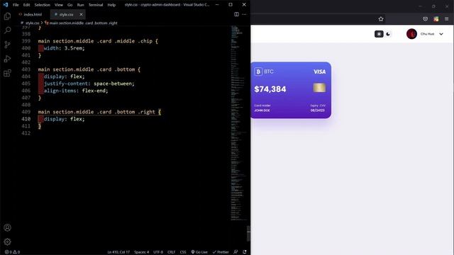 Responsive Admin Dashboard using HTML CSS and JavaScript with Light & Dark Mode смотреть онлайн